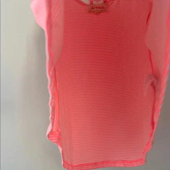 btween Pink Striped Tank Top with Sequin Unicorn - Picture 13 of 15